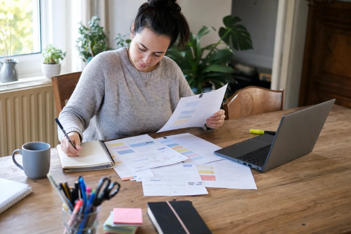 A remote worker turning job listings into a focused learning plan